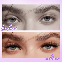 Leurforu 240 pcs kit with tweezers close view for versatile lash styling.
