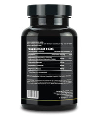 Leviathan Nutrition Full Spectrum Magnesium capsules bottle close-up