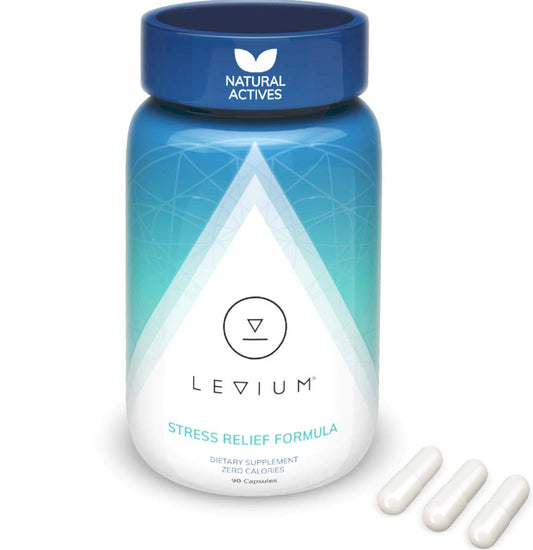 Levium Maximum Strength Stress Relief bottle front view