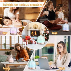 Whisper-quiet diffuser with auto-off feature