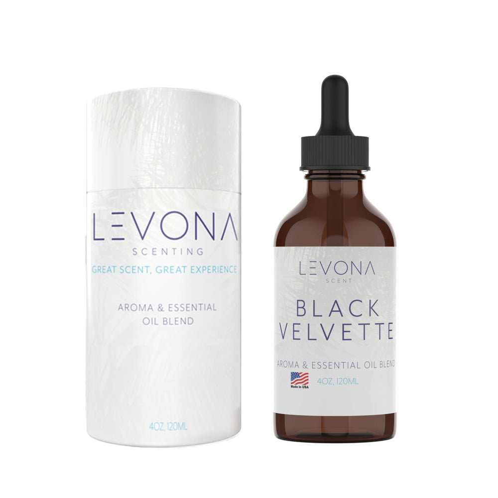 Levona Scents Black Velvette diffuser oils bottle – front view