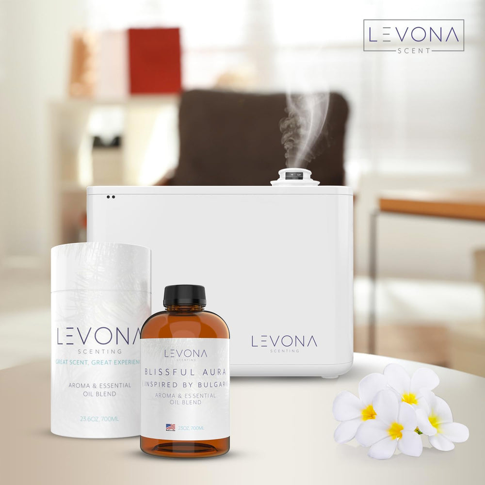 Gift-ready packaging for Levona Blissful Aura diffuser oil