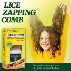 LiceGuard RobiComb cordless design enables convenient at-home use.