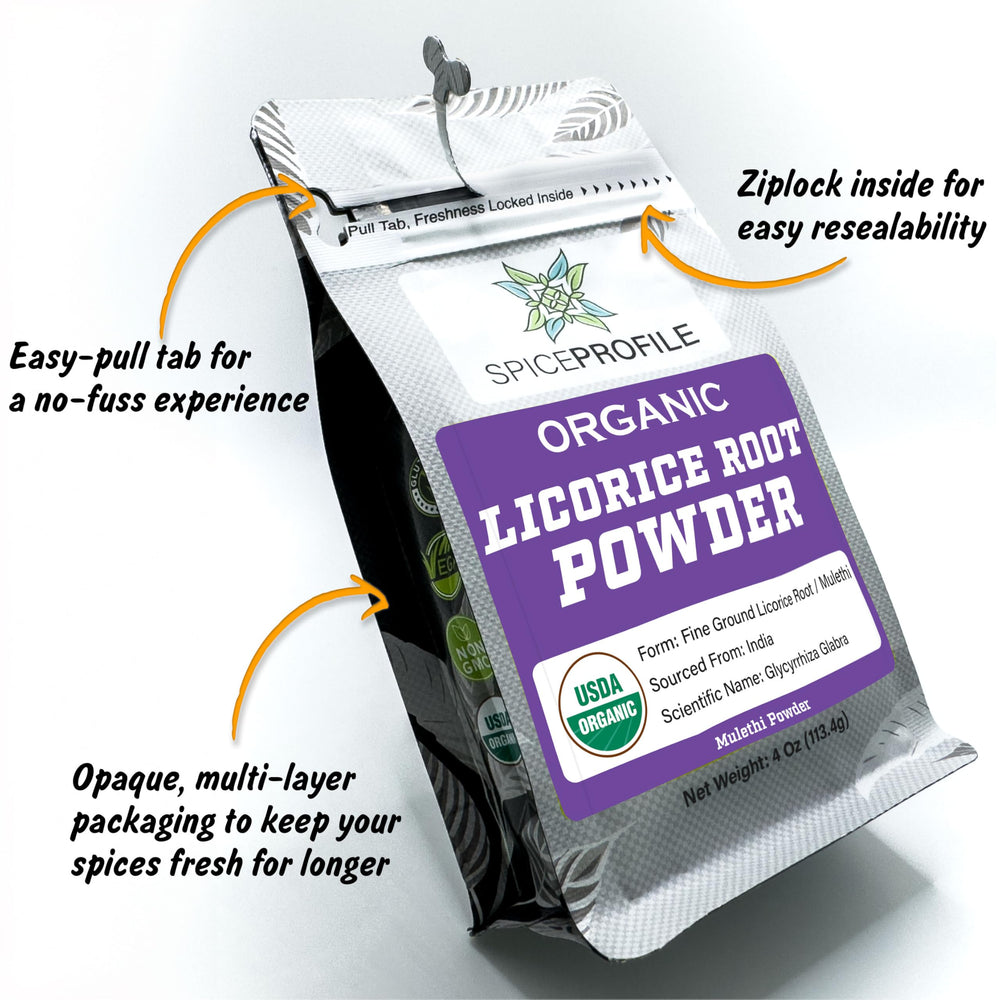 Ethically sourced licorice root from India