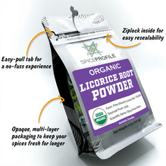 Ethically sourced licorice root from India