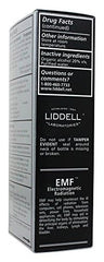 Ingredients label on Liddell EMF relief spray