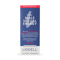 USA Made badge on Liddell Vital Male Energy packaging