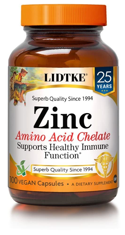 LIDTKE Zinc 100 VegCap bottle