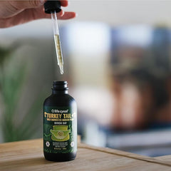 Turkey Tail Mushroom Immune Support and Digestive Health - 1 Oz bottle with Kakadu Plum