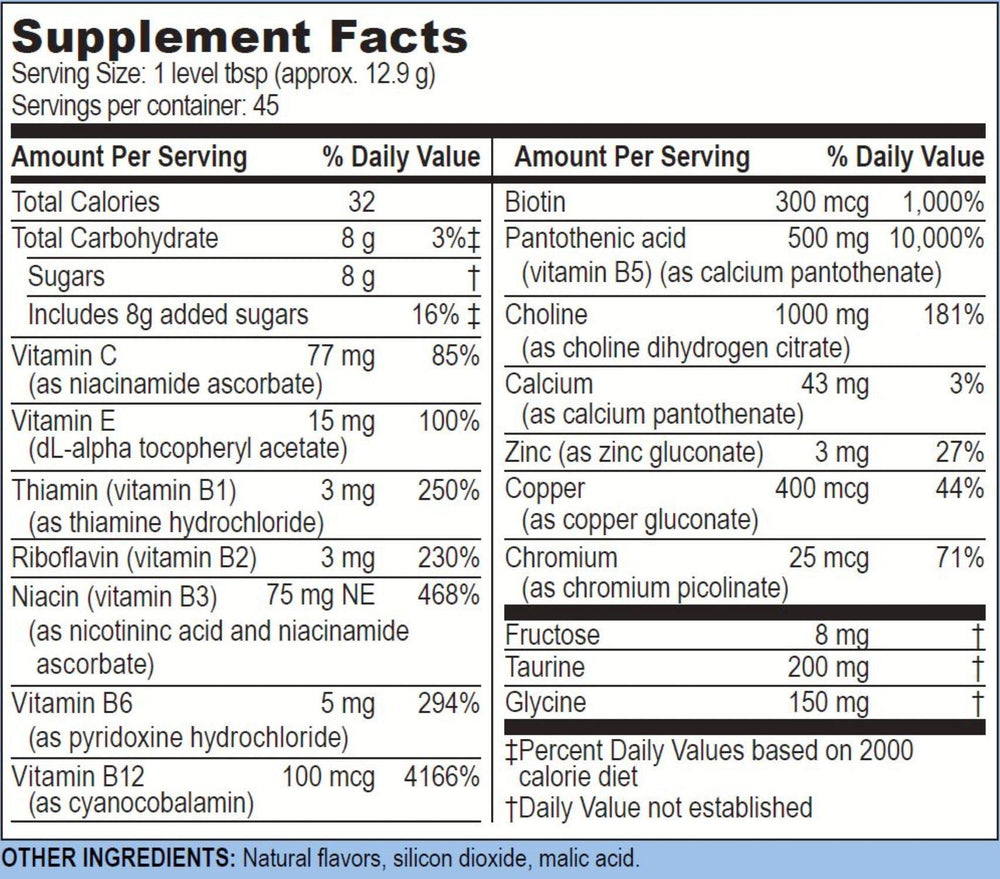 Prepared Life Enhancement Memory Upgrade drink with a scoop and ice