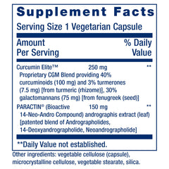 Curcumin Elite turmeric extract close-up with turmeric imagery