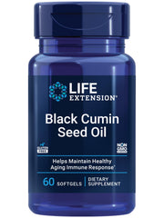 Life Extension Black Cumin Seed Oil bottle with label