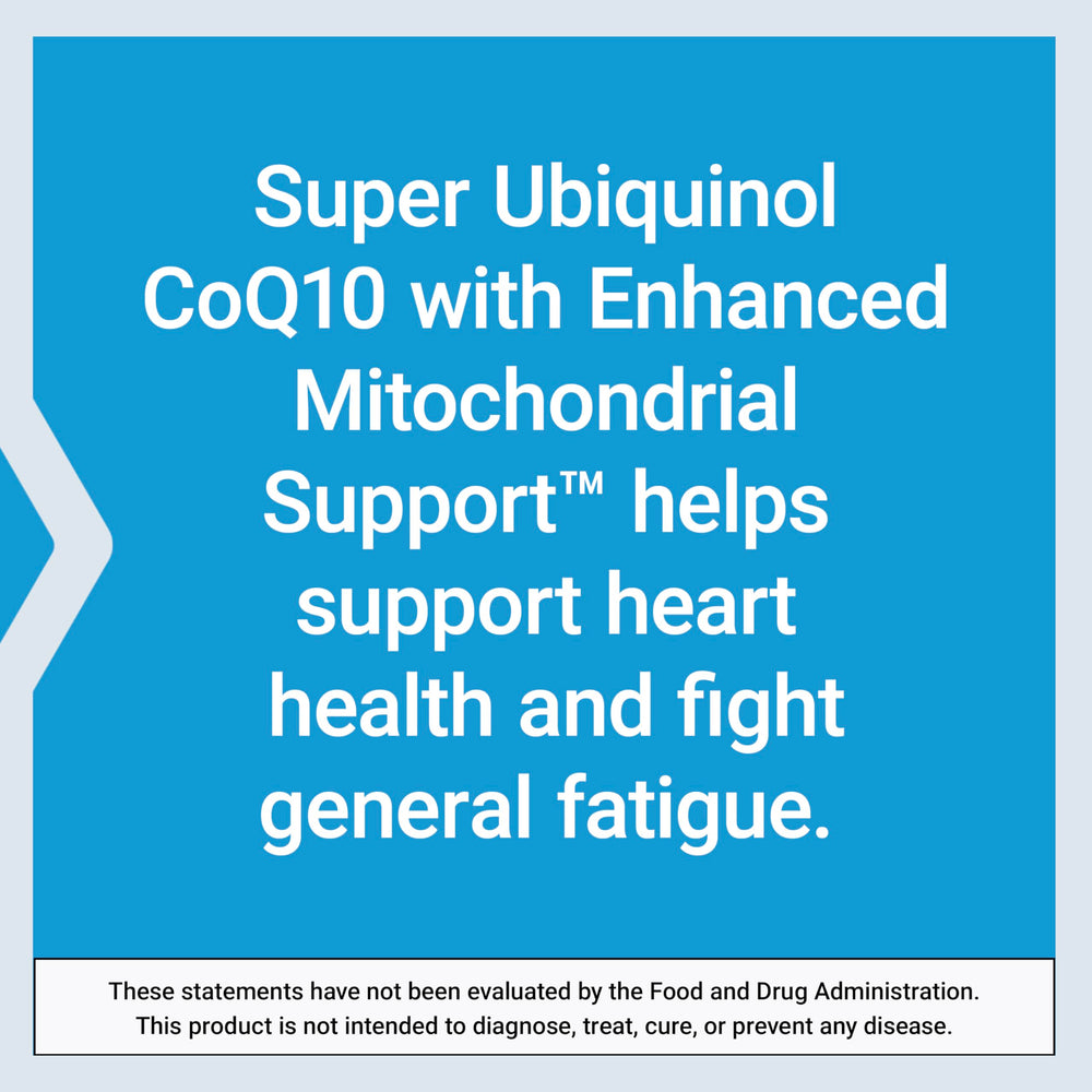 Life Extension CoQ10 energy-support capsules for daily wellness.