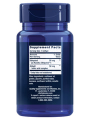 Close-up of 50 mg ubiquinol softgels