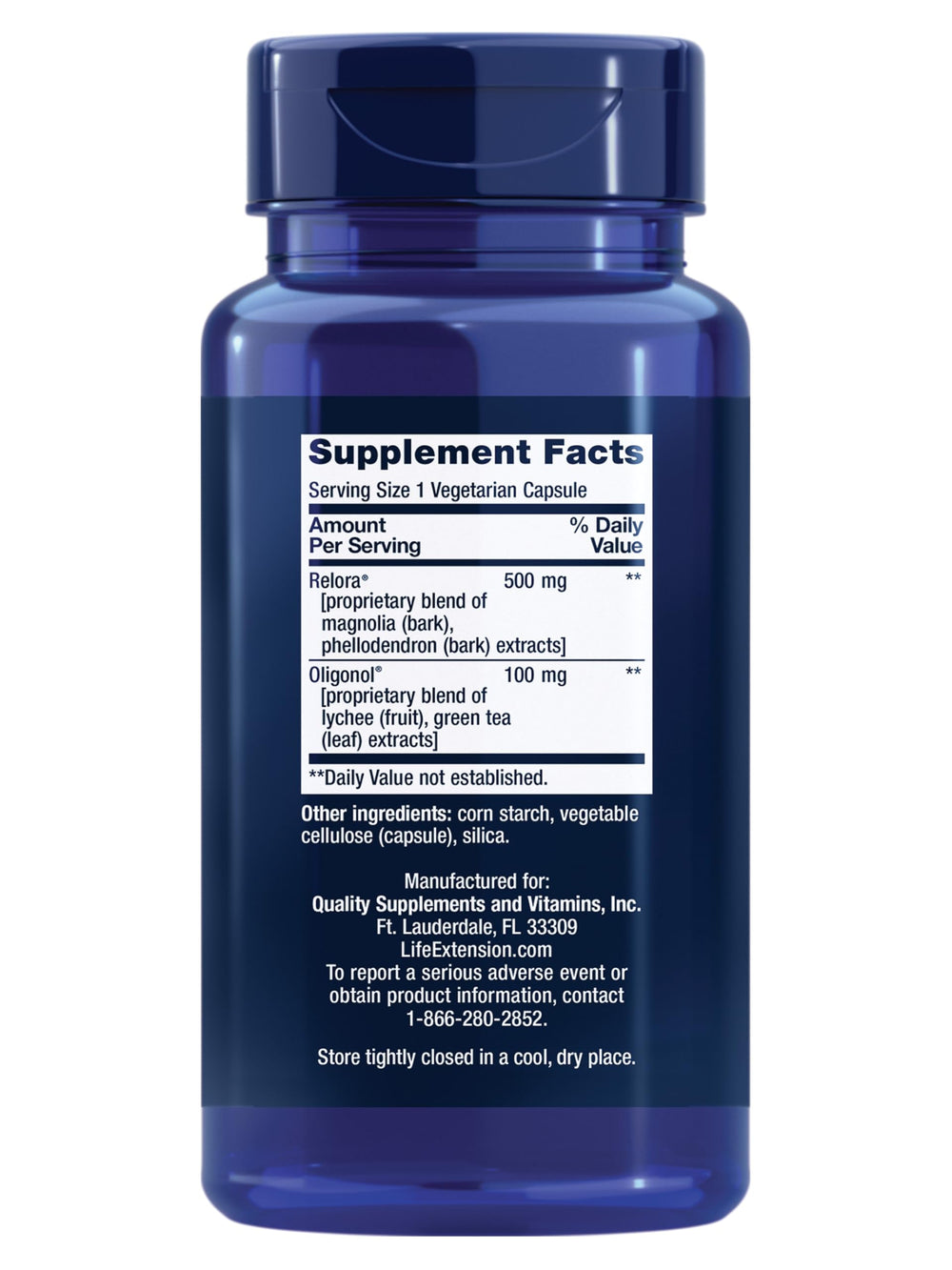 Relora Magnolia Bark and Phellodendron plant extracts
