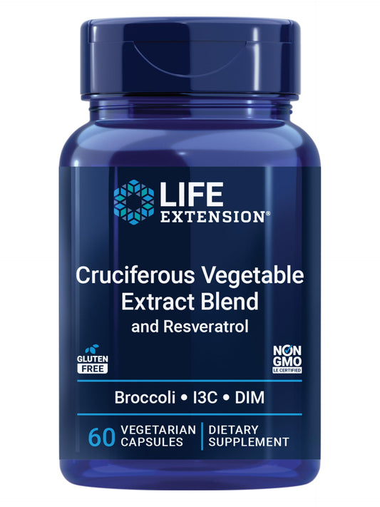 Product hero image for Life Extension cruciferous vegetable extract and resveratrol