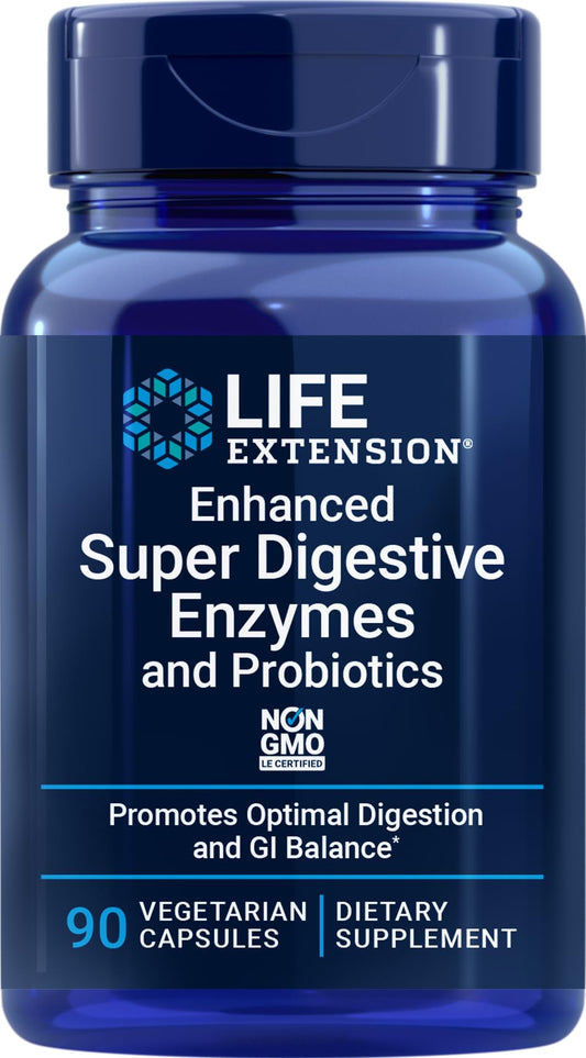 Life Extension Enhanced Super Digestive Enzymes and Probiotics bottle