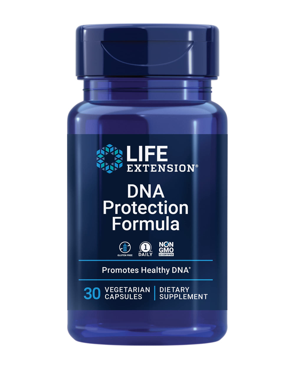 Life Extension DNA Protection Formula bottle on white background