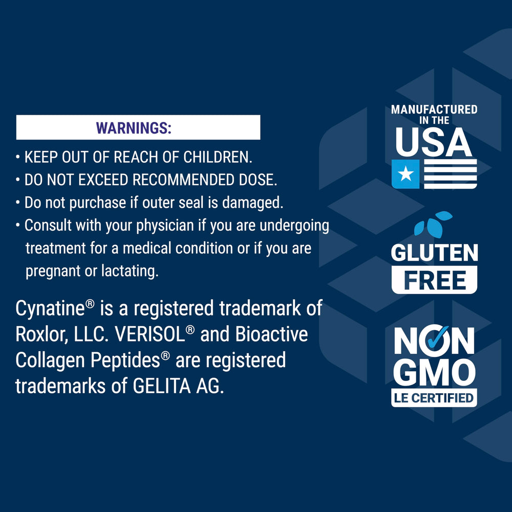 One month supply of Life Extension Collagen Plus (120 tablets)