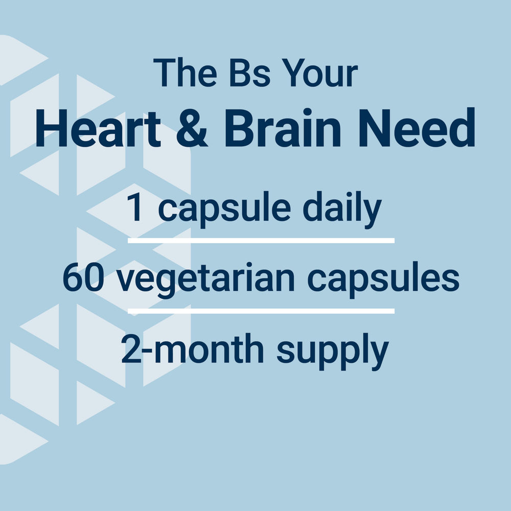 Graphic icons indicating B2, B6, B12 and folate