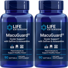 Life Extension MacuGuard 2-pack box and bottles