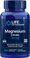 Life Extension Magnesium Citrate 100 mg 180 vegetarian capsules product photo