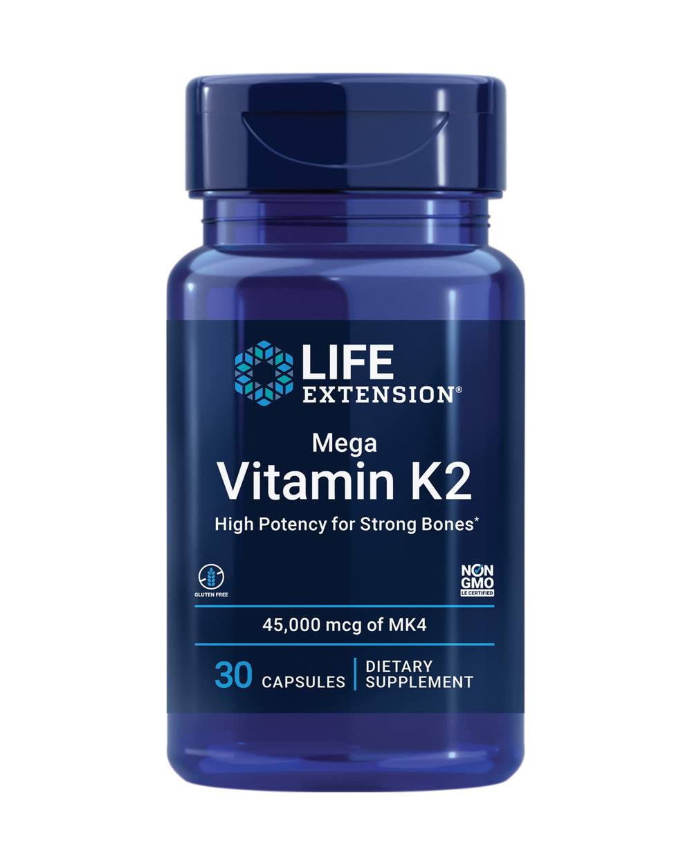 Life Extension Mega Vitamin K2 bottle