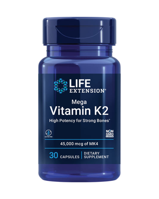 Life Extension Mega Vitamin K2 bottle