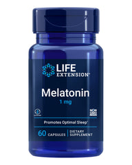 Life Extension Melatonin 1 mg bottle label