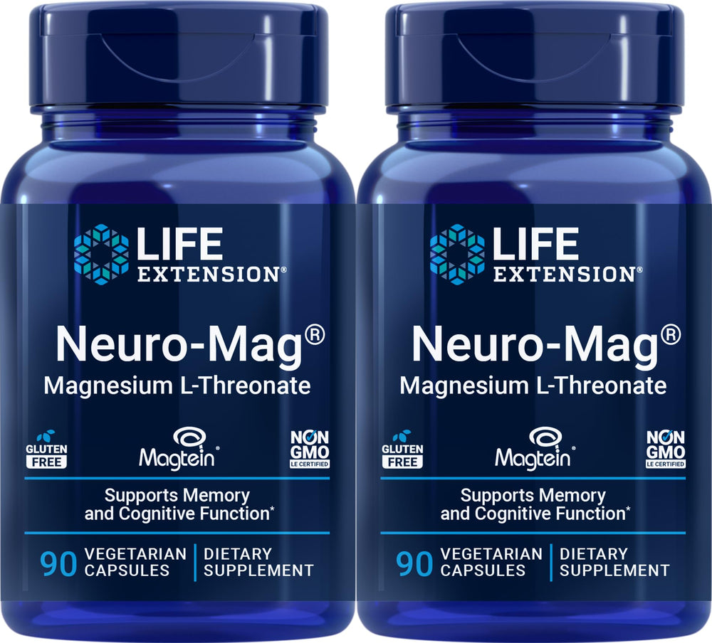 Life Extension Neuro-mag Magnesium L-threonate bottle front