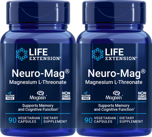 Life Extension Neuro-mag Magnesium L-threonate bottle front