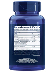 Close-up of omega-3 fish oil softgels