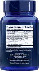 Bottle of Life Extension Optimized Resveratrol 90 vegetarian capsules