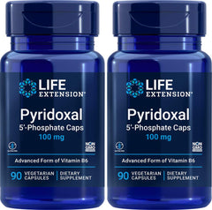 Life Extension P5P 100 mg bottle cap — reliable daily vitamin B6 support