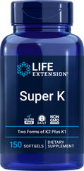 Life Extension Super K bottle with 150 softgels