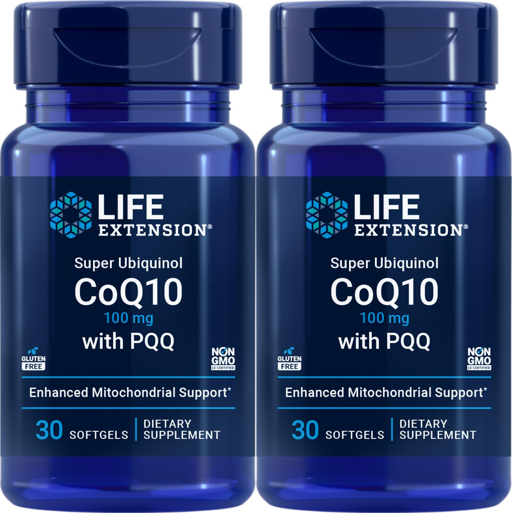 Life Extension Super Ubiquinol CoQ10 with PQQ bottle image - pack of 2