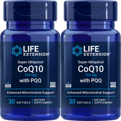 Life Extension Super Ubiquinol CoQ10 with PQQ bottle image - pack of 2