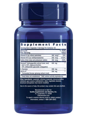 Life Extension Thyroid Support Complex bottle back label