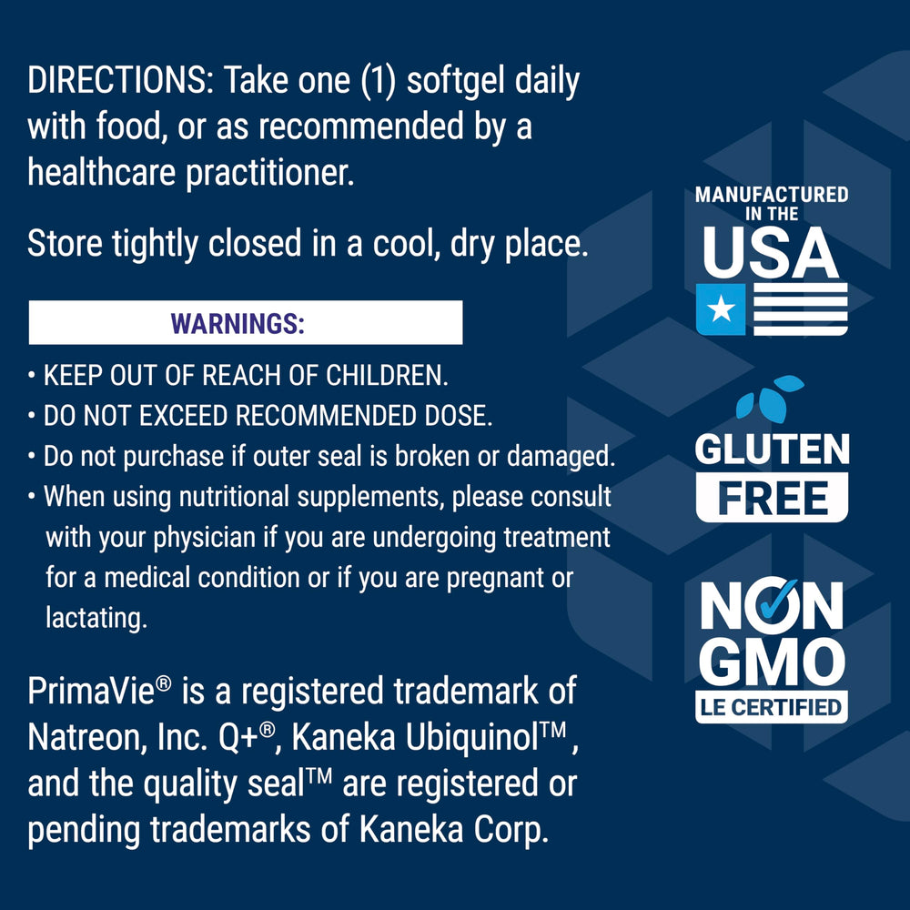 Non-GMO and gluten-free labeling on packaging