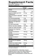 OsteoProCare Joint Juice bottle label showing 600 mg calcium and 2,000 IUs vitamin D3