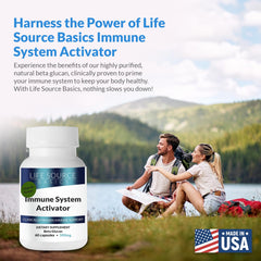 Manufactured in the USA Life Source Health logo