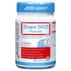 Life Space Shape B420 Probiotic bottle with label