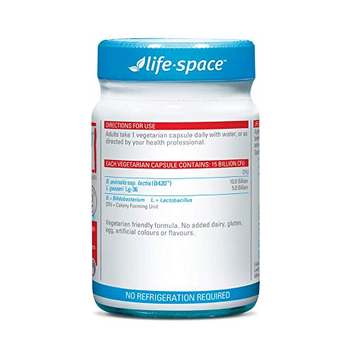 Life Space Shape B420 Probiotic packaging with bottle and box