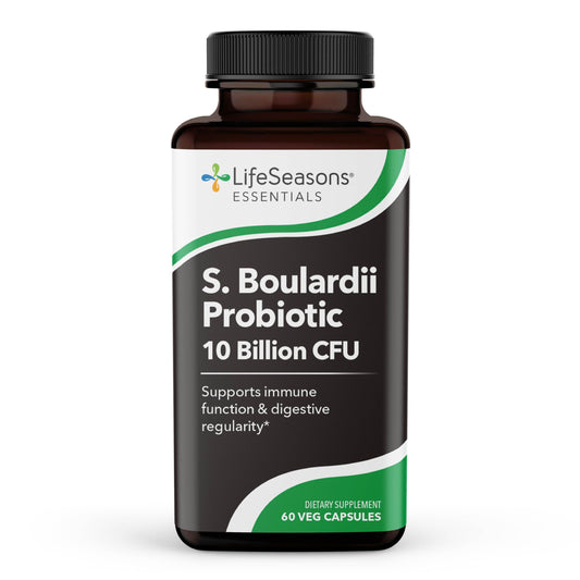 LifeSeasons Essentials S. Boulardii Probiotic bottle