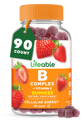 Lifeable Vitamin B Complex Gummies bottle on a white background