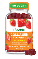 Lifeable Collagen Peptides Gummies bottle front view