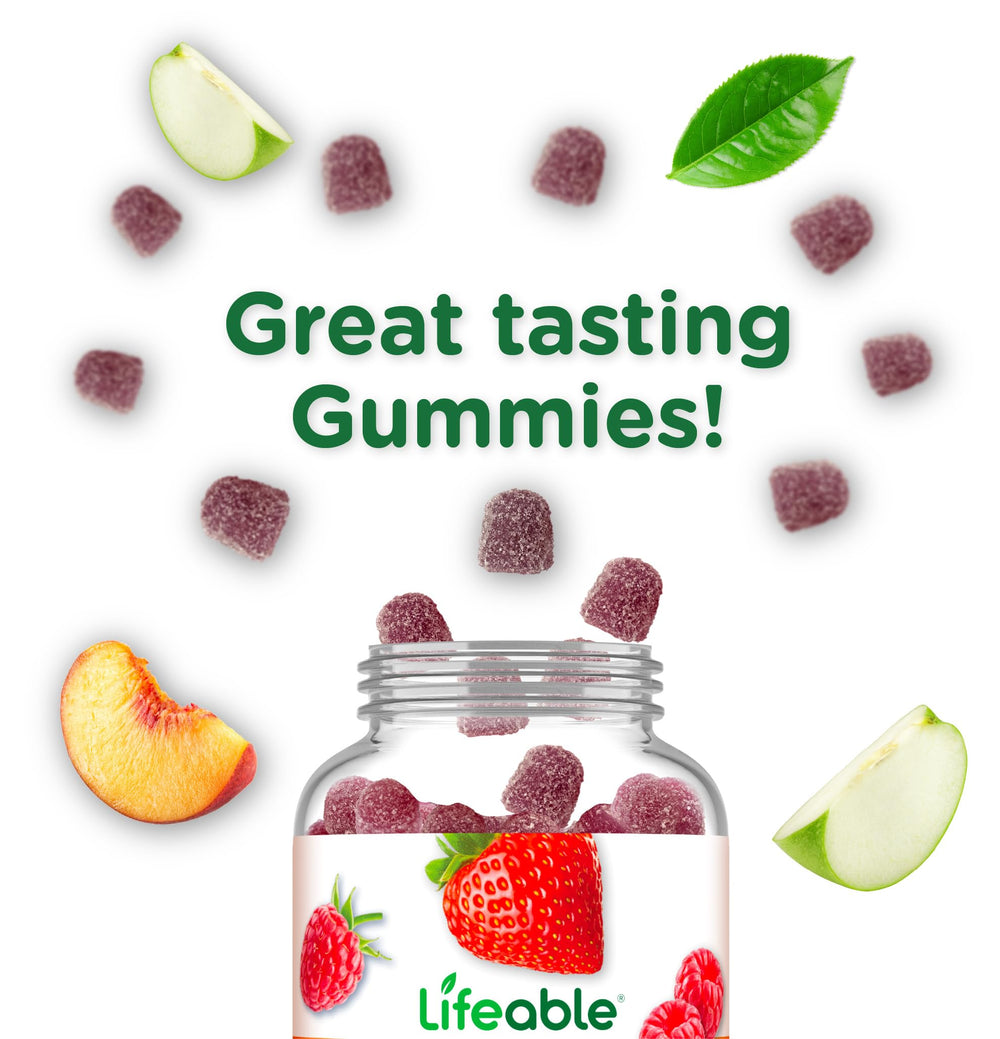 Packaging box and bottle of Lifeable Lutein and Zeaxanthin Gummies