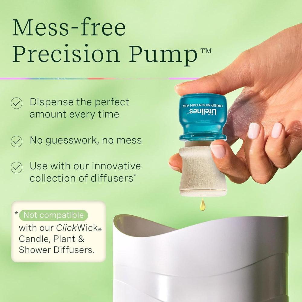 Crisp Mountain Air scent: Peppermint, Rosemary, Cornmint & Peony