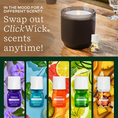 Diffuser showing Lifelines Candle, Plant, and Shower variants with vanilla scent