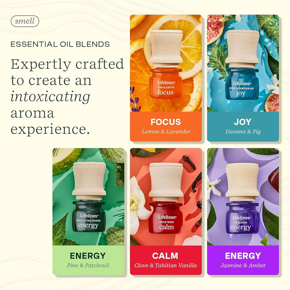 Crisp Mountain Air and Spice Rush Lifelines blends